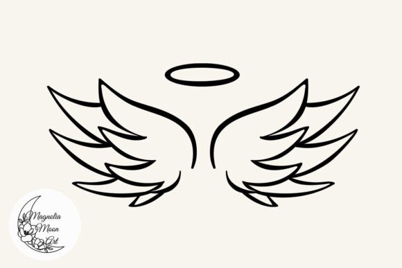 Angel Wings with Halo Svg: A Faith-Filled Embroidery Design for Real Projects