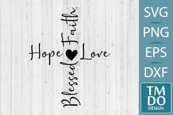 Christian Cross Blessed Faith Hope Love Embroidery Design Review