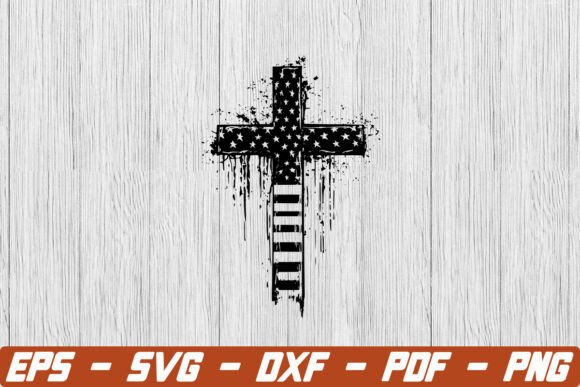 Christian Cross With American Flag SVG Review for Real Projects