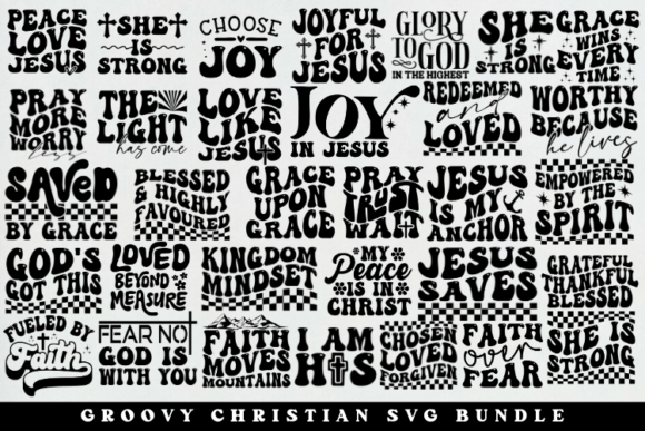 Groovy Christian SVG Bundle Review: A Faith-Filled Embroidery Design Set