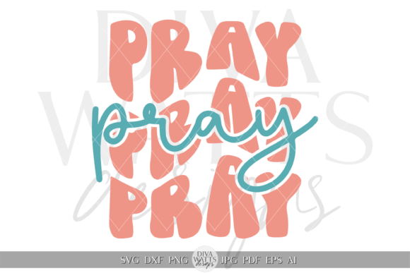 Pray Word Art Illustration SVG: A Designer’s Practical Take