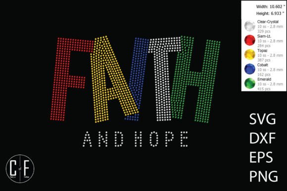 Review of Faith and Hope Rhinestone Template