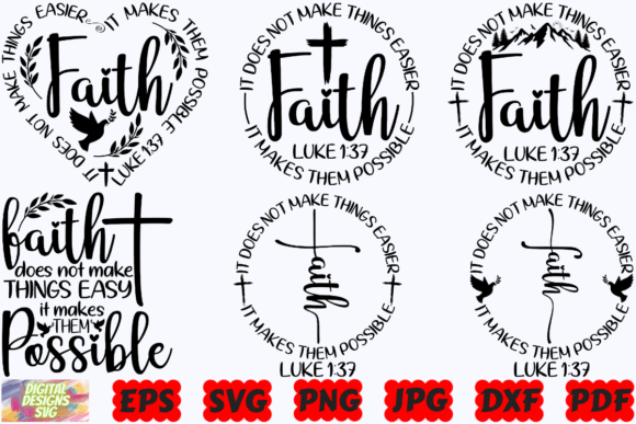 Review of Faith It Does Not Make Things Easier SVG